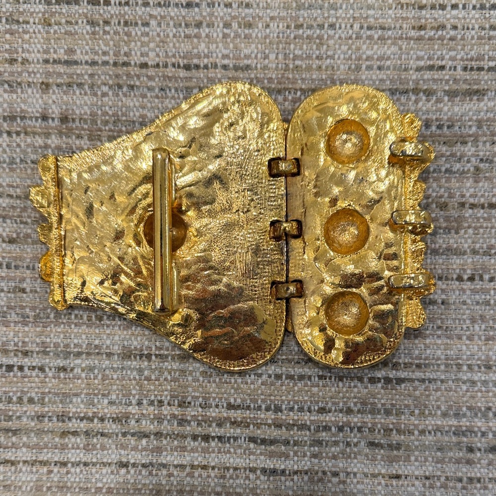 Vintage Ornate Gold Belt Buckle from 1960/70s’ - Picture 2 of 6